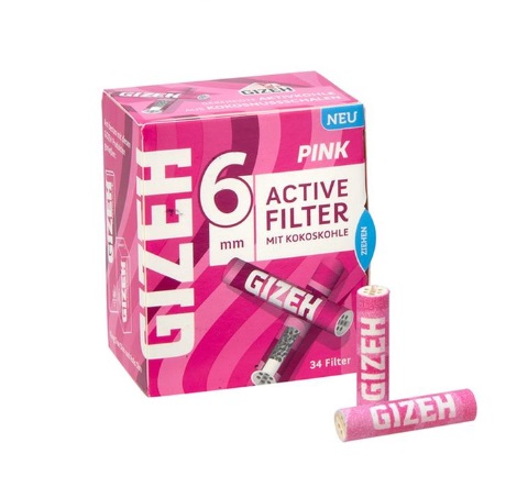 Filtre Gizeh Charbon Actif 6mm Active Filter, disponibles sur S Factory !